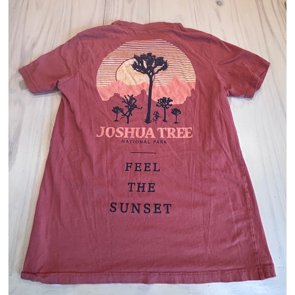Free Planet Joshua Tree National Park Graphic Tee Rust Orange Small FT9KE84NW6A2 - Picture 8 of 13